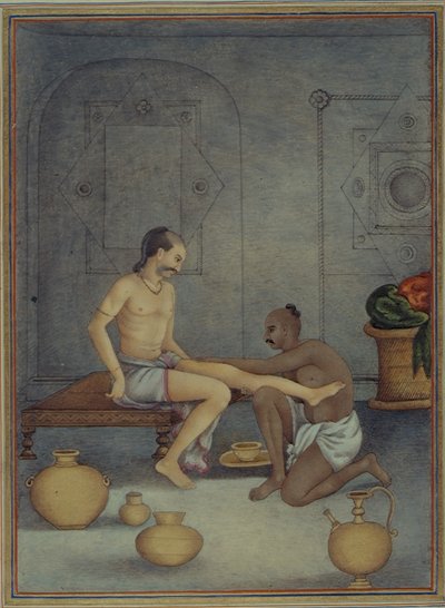 A Man with his Ghulam Servant, from 