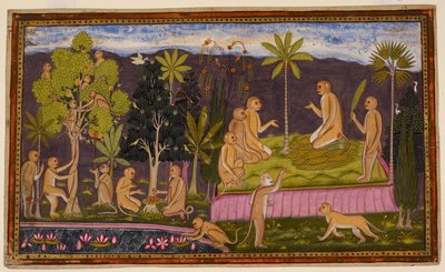 Dadhimukha informs Sugriva of the incident in Madhuvana and relays his request to see Hanuman and Angada by Indian School