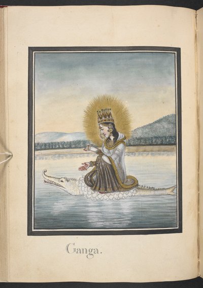 Ganga, the sacred river Ganges by Indian School