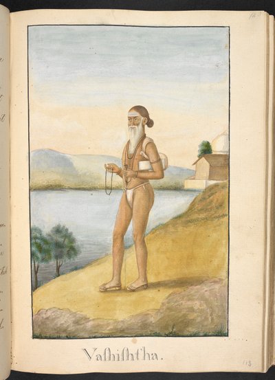 Gautama, sage and husband of Ahalya. Inscribed: 