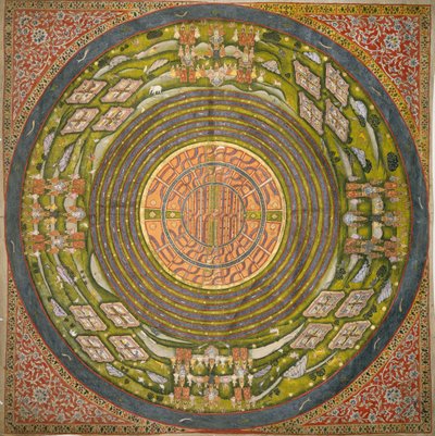 Jain diagram of the universe (Jambudvipa) by Indian School