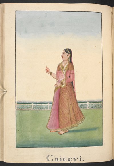 Kaikeyi, wife of King Dasaratha and mother of Bharata by Indian School