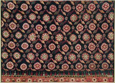 Kutch Embroidery Skirt Piece, Bombay State, India by Indian School