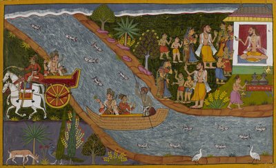 Lakshmana Returns to Ayodhya with Sumantra, While Sita is Accepted into Valmiki