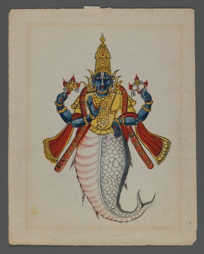 One of a set of nine images showing Indians in different professions by Indian School