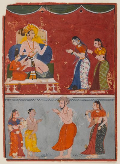 Page from an Unidentified Series by Indian School
