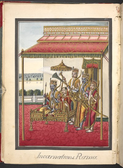 Rama, seventh incarnation of Vishnu by Indian School