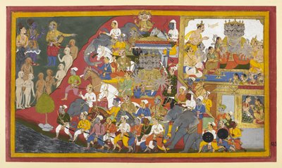 Ravana Prepares for Battle; Rama Consults Vibhishana on Enemy Commanders by Indian School