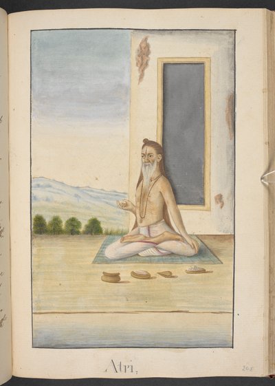 The sage, Atri by Indian School