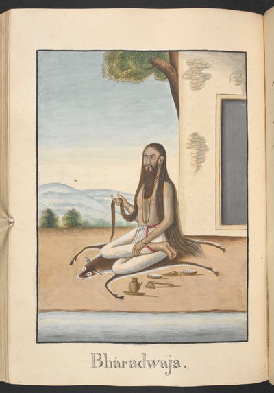 The sage, Bharadvaja by Indian School