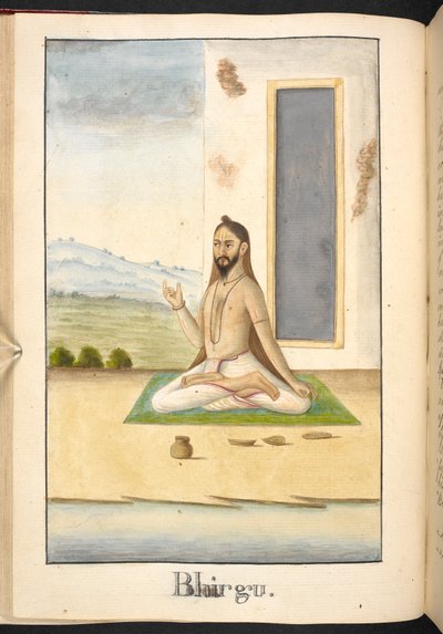 The sage, Bhrigu by Indian School