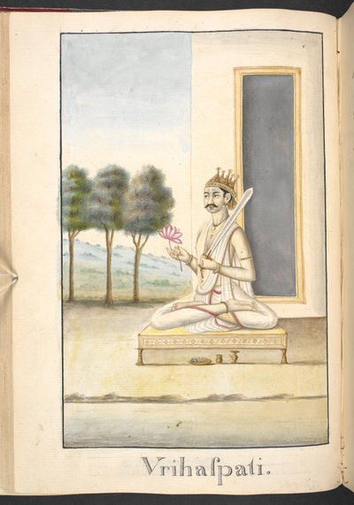 The sage, Brihaspati by Indian School