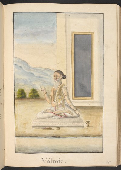 The sage, Valmiki, author of the 