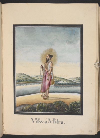 The sage, Visvamitra by Indian School