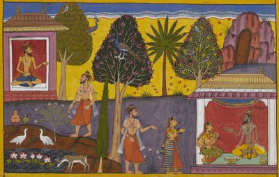 Trinabindu gives his daughter to Poulastya, who blesses her with a son, Vishravas by Indian School