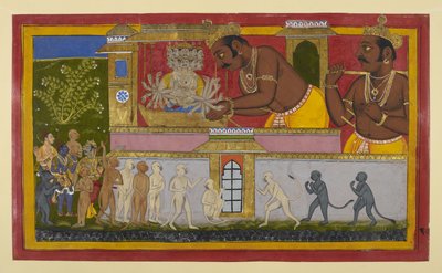 Vibhishana recounts Kumbhakarna’s curse; Lakshmana recovers and rises by Indian School