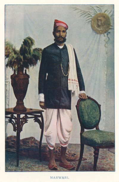 Indian Natives: Marwari (colored photo) by Indian photographer
