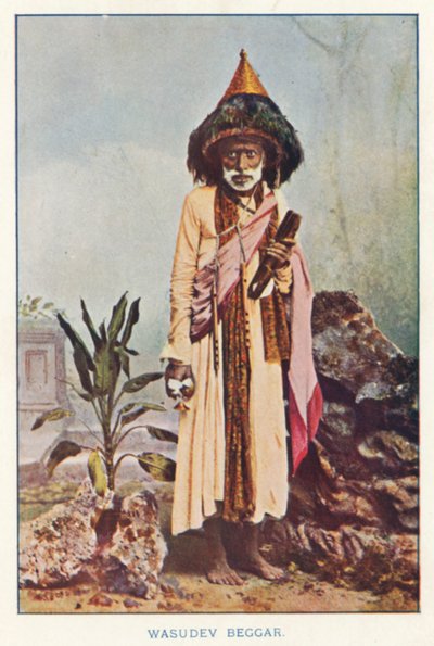 Indian Natives: Wasudev Beggar by Indian photographer
