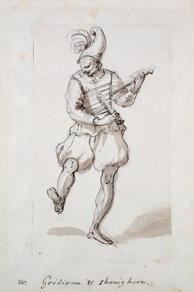 Man with Gridiron and Shoe Horn by Inigo Jones