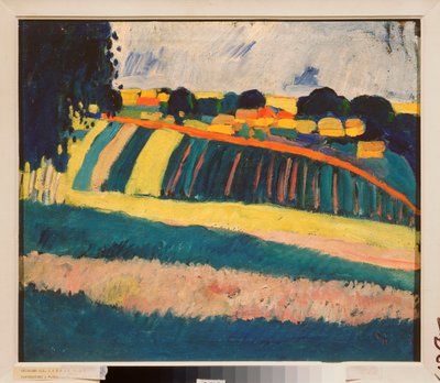Landscape with a way by Iosiph Solomonovich Shkolnik