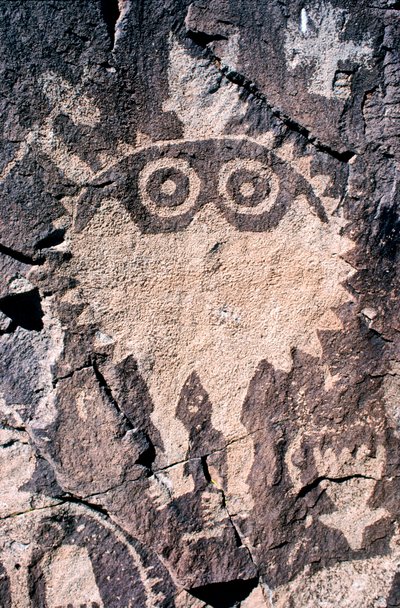 Anasazi Petroglyph carvings in New Mexico by Ira Block