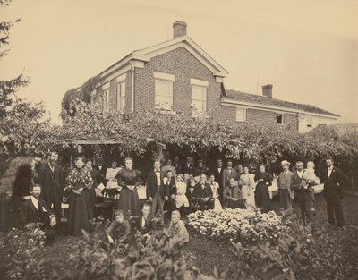Portrait of a Family, near Meadville, Pennsylvania, 1885-1889 by Ira E. Hall