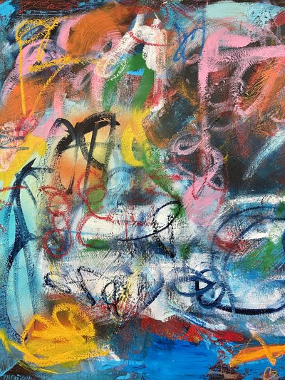 Colorful Abstract Energy by Irene Chua