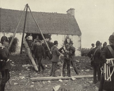 Eviction Scene by Irish Photographer
