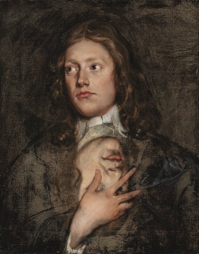 Portrait of a Gentleman, Bust-Length, with a Further Portrait Beneath by Isaac Fuller