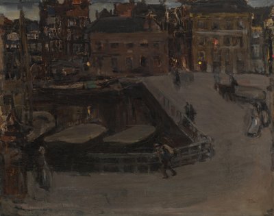 Damrak in the Evening by Isaac Israels
