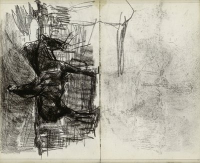 Rider, possibly a soldier by Isaac Israels