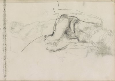 Seated Female Nude by Isaac Israels