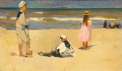 On the Beach by Isaac Israels