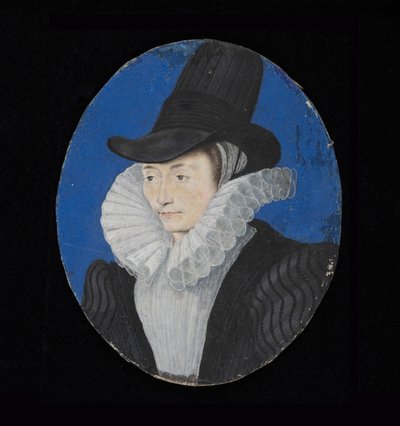 Portrait Miniature of an Unknown Lady by Isaac Oliver