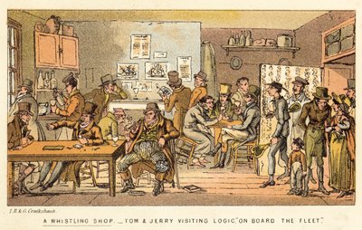 A Whistling Shop by Isaac, Robert and George Cruikshank
