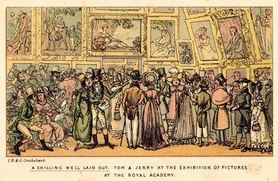 A shilling well laid out by Isaac, Robert and George Cruikshank