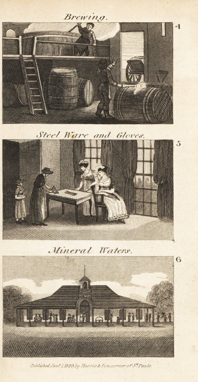 Brewing, Steel Ware and Gloves, and a Mineral Waters Spa in Regency England by Isaac Taylor