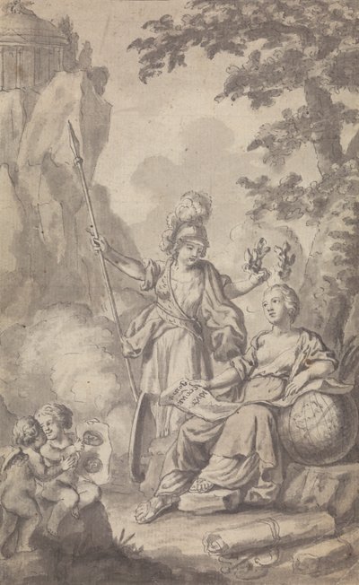 Frontispiece for Town and Country Magazine, for Vol. II, No. 1 by Isaac Taylor