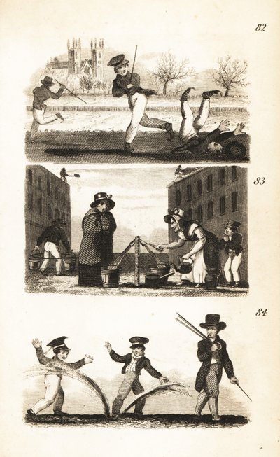 Skating, the Hard Frost and the Fire-Plug by Isaac Taylor