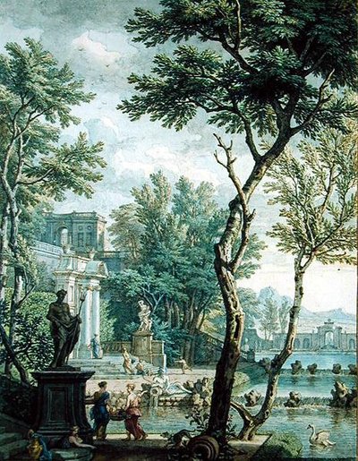 Ideal Palace and Park by Isaac de Moucheron