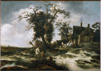 The Inn in the Dunes by Isaack Jansz van Ostade