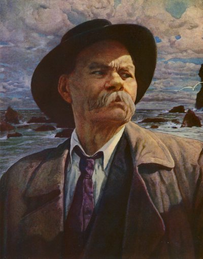 Maxim Gorky by Isaak Israilevich (after) Brodsky