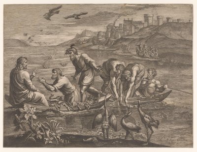 Miraculous Catch of Fish by Isaak Saal