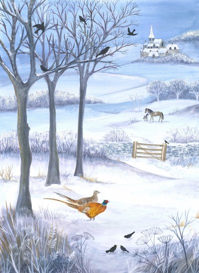 Beauty of a Winter Landscape by Isabelle Brent