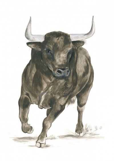 Charging Bull Power by Isabelle Brent
