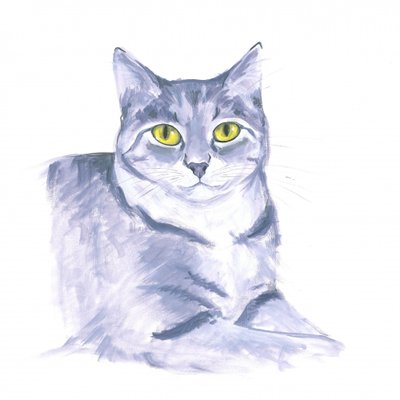 Observant Cat by Isabelle Brent