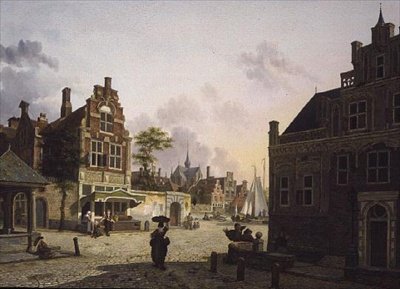View of a Town by Isidor Verheyden