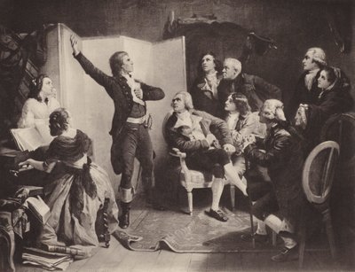 The First Singing of the Marseillaise by Isidore (after) Pils
