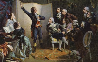 Claude Joseph Rouget de Lisle singing La Marseillaise by Isidore Pils