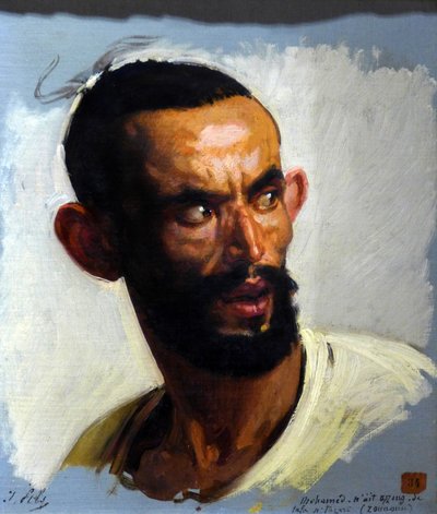 Head of Kabyle, circa 1860 by Isidore Pils